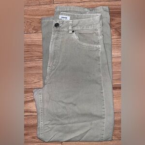 GARAGE sage green baggy jeans